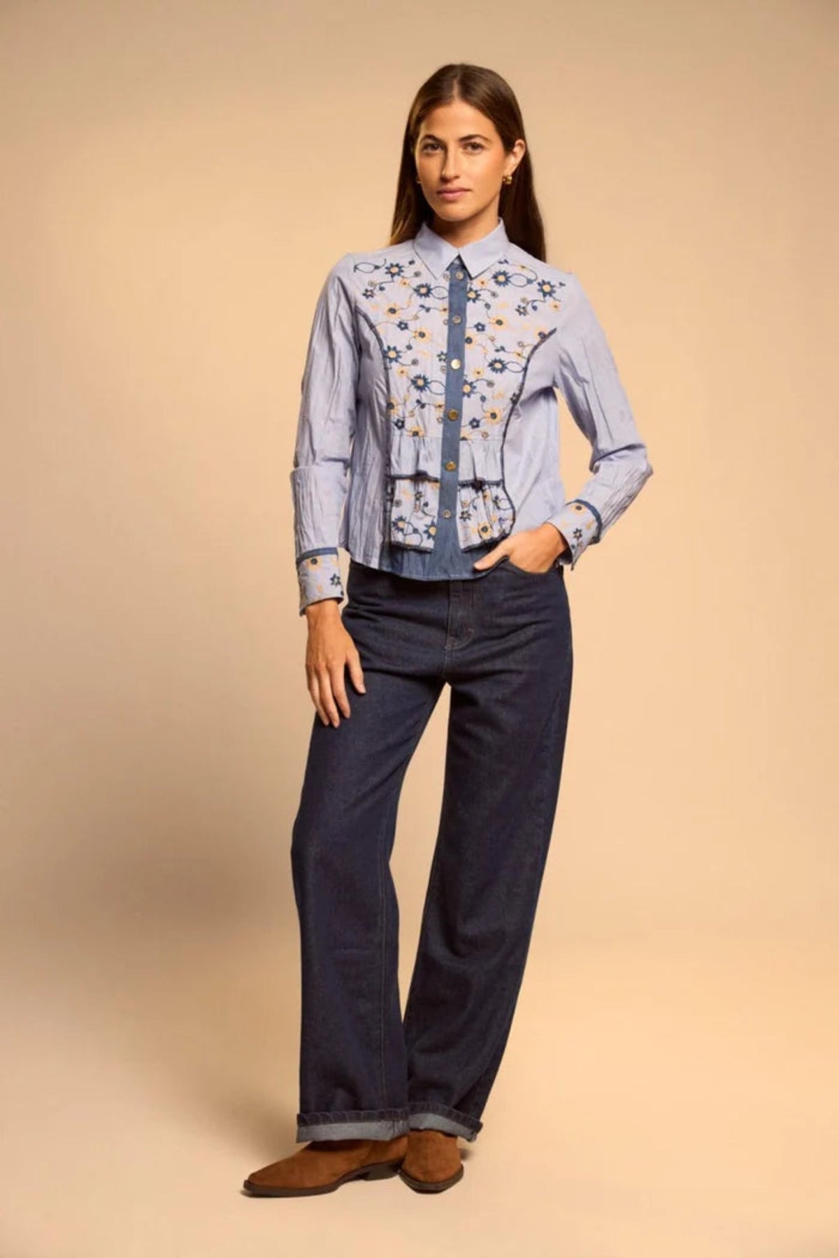 Tinta Amrita Shirt Blue