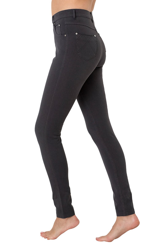 Marble Skinny Full Length Jeans Charcoal 2402-105