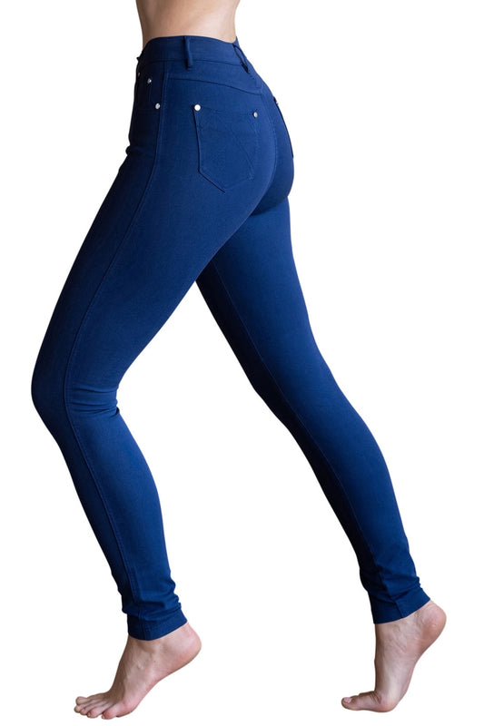 Marble Skinny Full Length Jeans Navy 2402-103