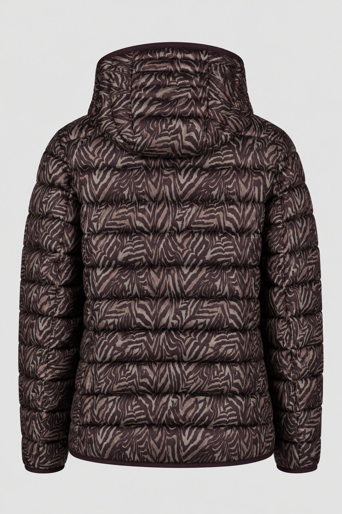 Barbara Lebek Down Free Reversible Hooded Jacket Burgundy 11020062-270