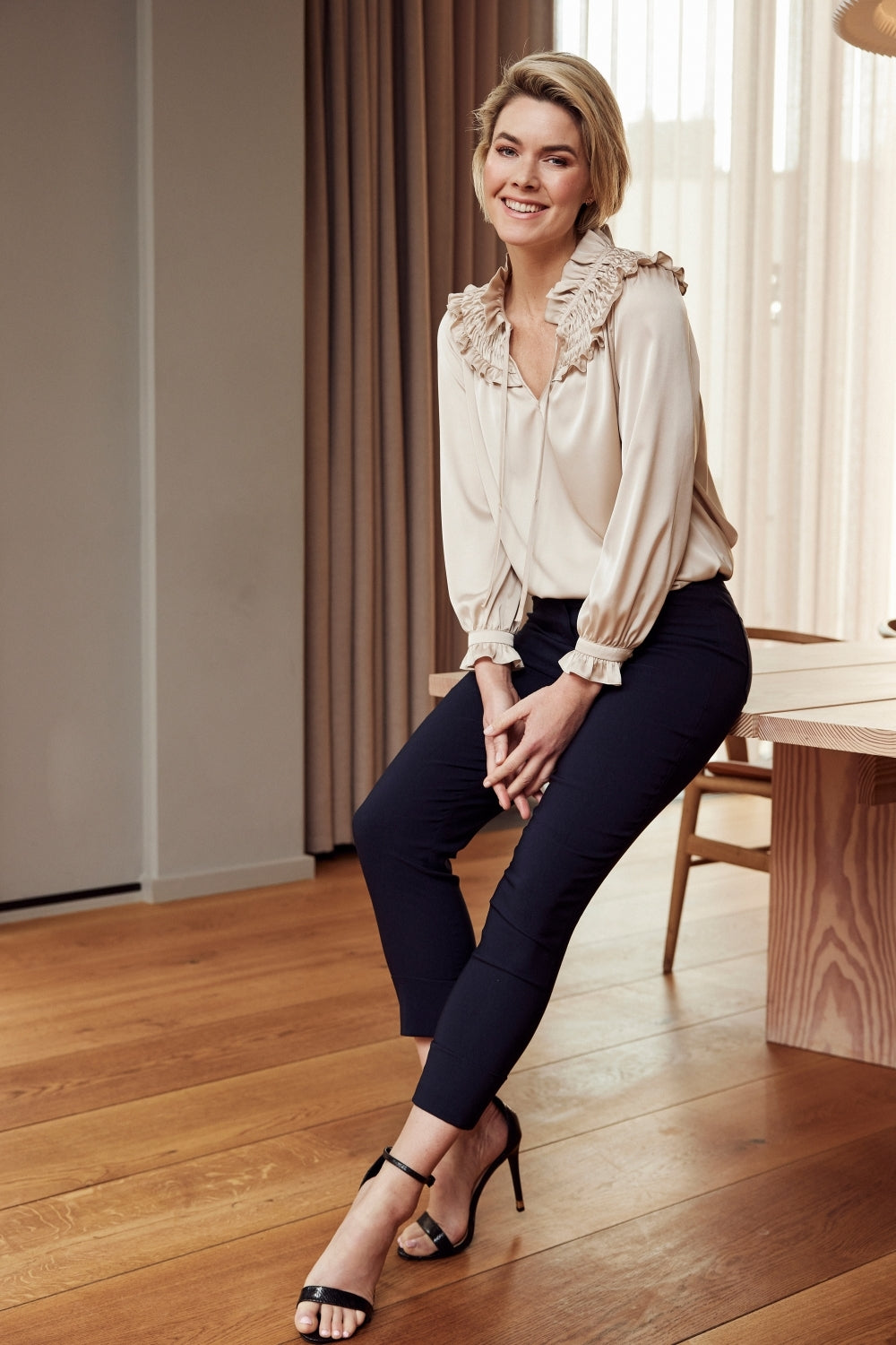 Robell Bella 09 Trousers Navy 51568-5499-69