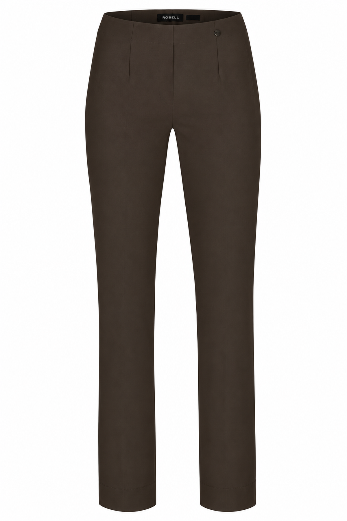 Robell Marie Fleece Lined Trousers Dark Brown 51412-54025-139- 31" Leg