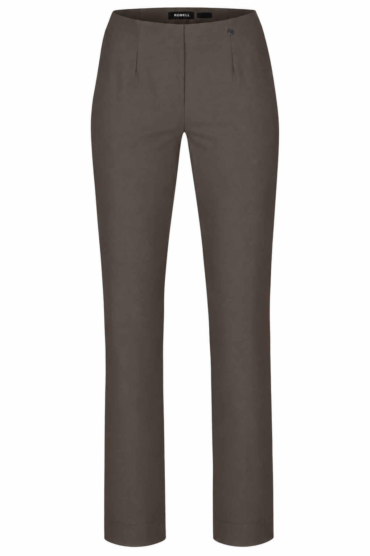 Robell Marie Fleece Lined Trousers Earth Brown 51412-54025-18- 31" Leg