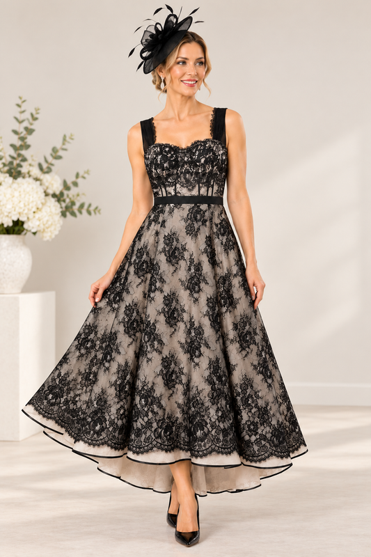 Cabotine By Gema Nicolas Lace Occasion Dress Black - CSF24499